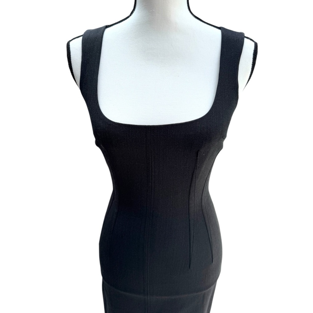 Dolce & Gabanna Sheath Dress Charcoal Sz 38 - Picture 7 of 15